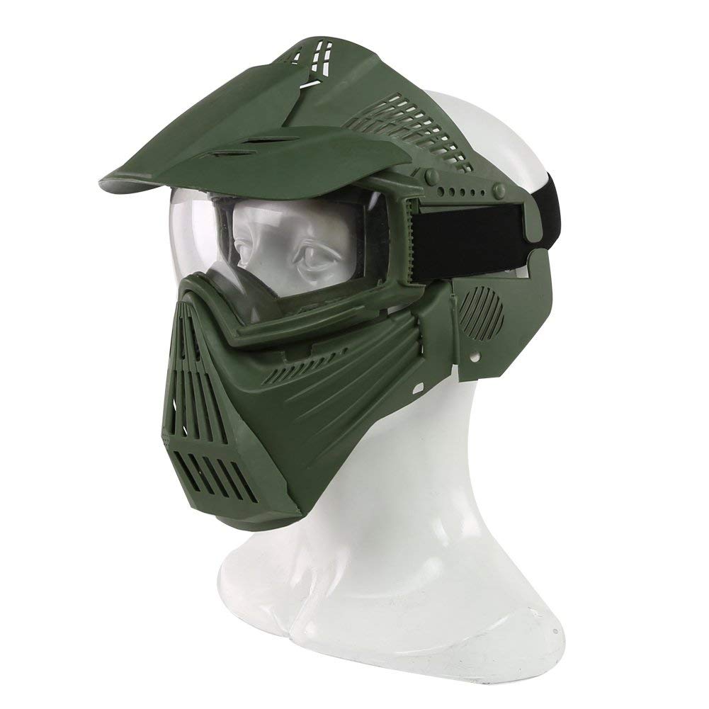 Maschera Softair Maschere Paintball Airsoft Tattico Full Face Protettiva Gear Mask Halloween Costume Accessori
