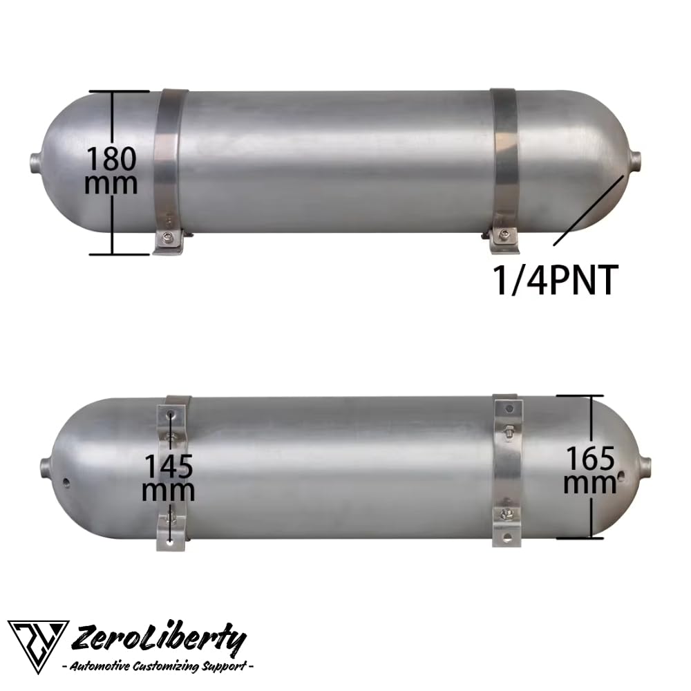 Amazon.co.jp: シームレス エアタンク アルミ製 5ポート 200psi