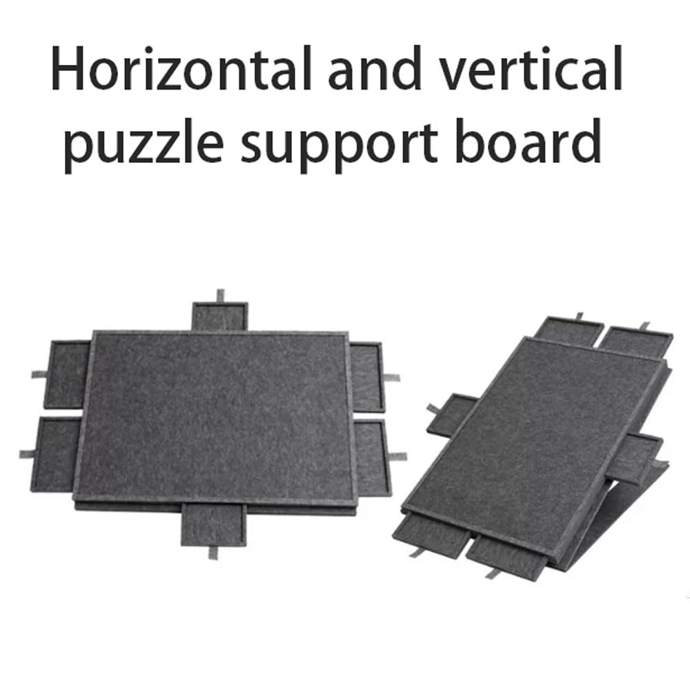 Tavolo da Puzzle in Feltro per 1000 Pezzi,Tavolo da Puzzle Pieghevole,Tappetino Puzzle Portatile,con 6 Cassetti per la Suddivisione,per Il tempos Libero e l'intrattenimento,Antipolvere
