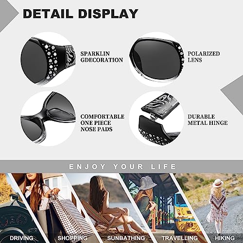 Image of HAOLOTA Polarized Sunglasses for Men Women Designer Driving Glasses Lightweight UV400 Protection