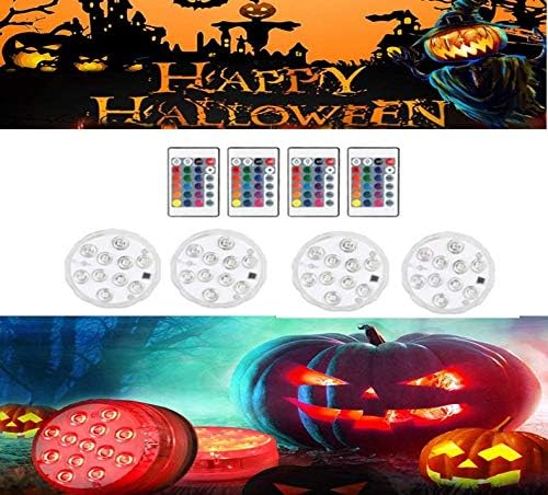 Miniatura 2 de Luces LED sumergibles, sumergibles, impermeables, cambio RGB, luces LED sumergibles con control remoto para estanque, piscina, fuente, acuario,