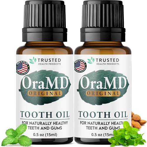 OraMD 4-in-1 Original Strength Tooth Oil- Clinically Tested Gum Disease Treatment, Gingivitis...