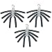 Bumps Be Gone 21in XL Bendable Foam Hangers Gray 12-Pack Luxury Living