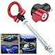 Abschleppöse Tuning,Tow Hook,Abschleppha,Hochleistungs-Abschleppha Klapprennen I303 Abschleppha Für Autorennen(Rot)
