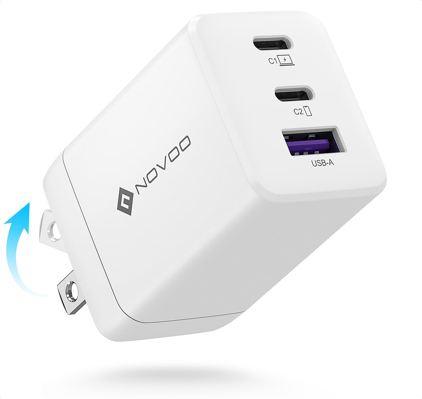NOVOO 67W USB C 充電器 3ポート 【最軽量/超小型/GaN II…