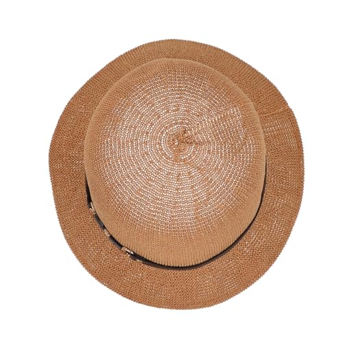 Chapeau de paille femme BESPORTBLE finitions soignées soleil