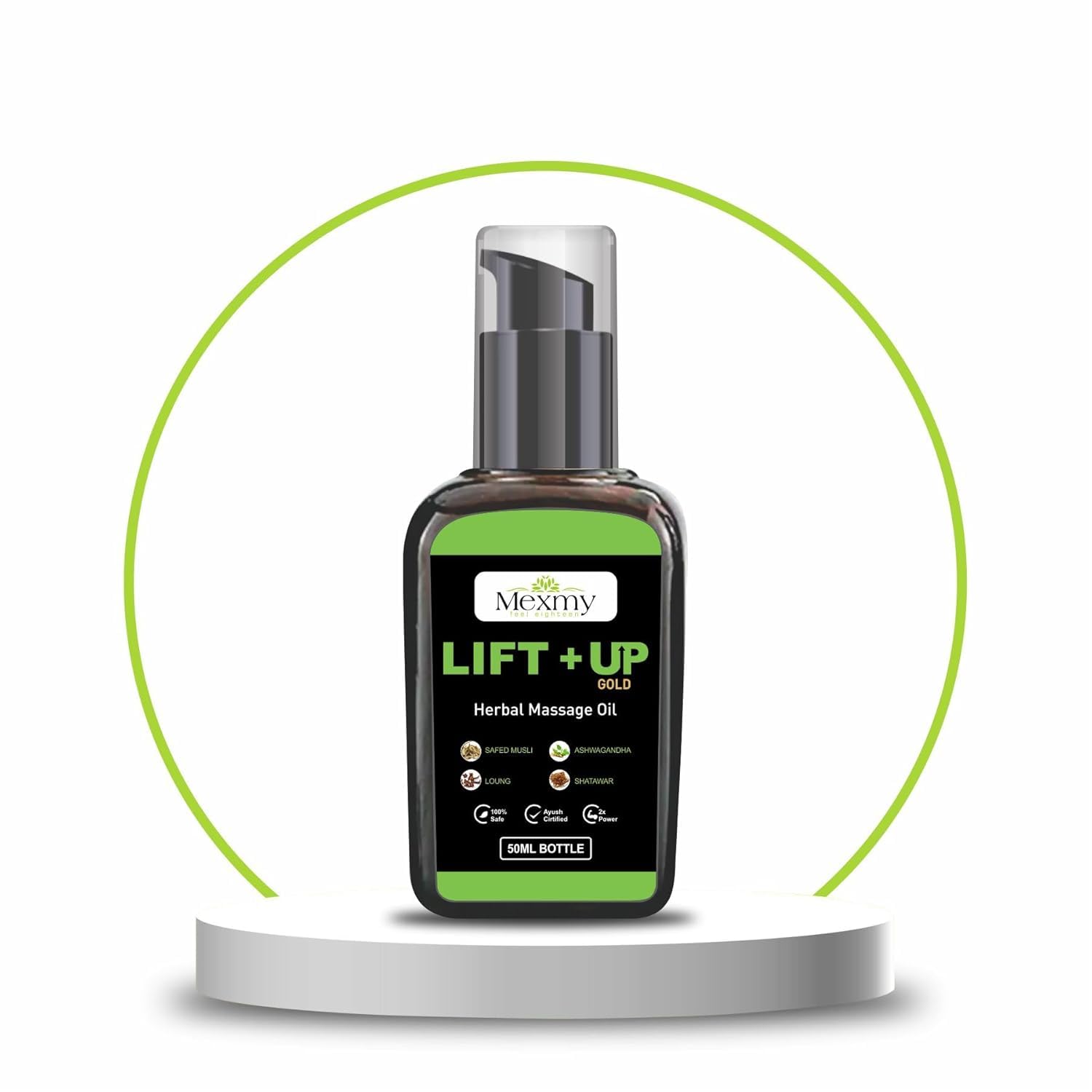 Lift Up Oil for Men | Massage Oil for Men 50 Ml | Pack of 1 | 100% Pure & Natural | Ayurvedic Lift UP Gold Oil for Men