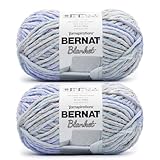 Bernat Blanket - 2 Pack of 220 Yards/10.5 oz Overcast 100% Polyester Yarn