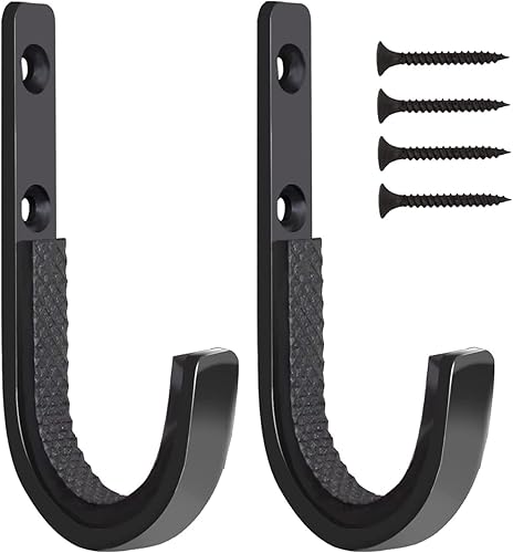 GOHIKING Perchero de almacenamiento para rifles, ganchos para escopeta, ganchos de montaje en pared para cualquier rifles, escopetas, arco de tiro