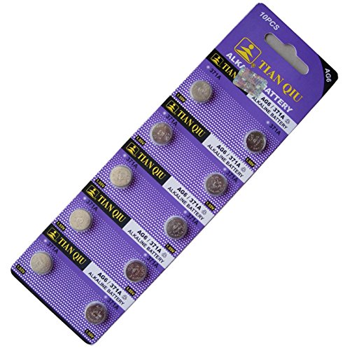TIANQIU 10 X Ag6 Lr920 371 Sr920Sw Alkaline Battery miniatura 1