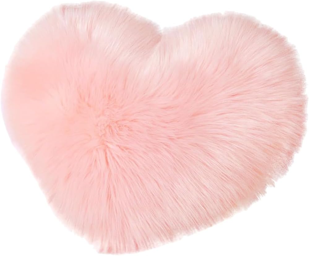 Alipis Heart Shaped Pillow Pink Couch Pillows Throw Pillows Decorative Pillows Cute Pillows Home Decoration Fluffy Pink Pillows Cute Sofa Pp Cotton Household Office