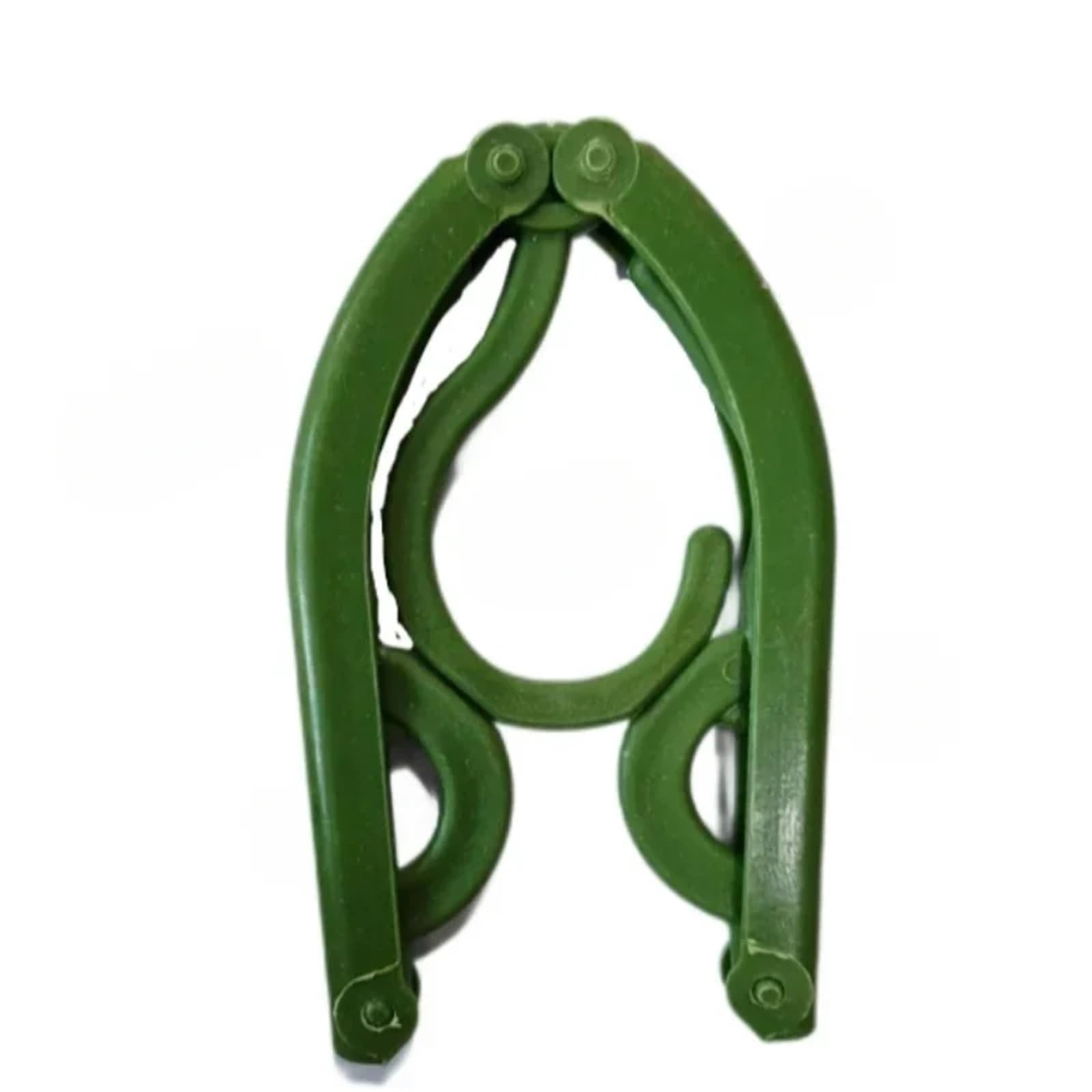 Travel Hangers Portable Folding Drying Rack - Multi-Functional Hanger, Space Saving for Travel/Household, Adjustable Hook(Green-10PCS)