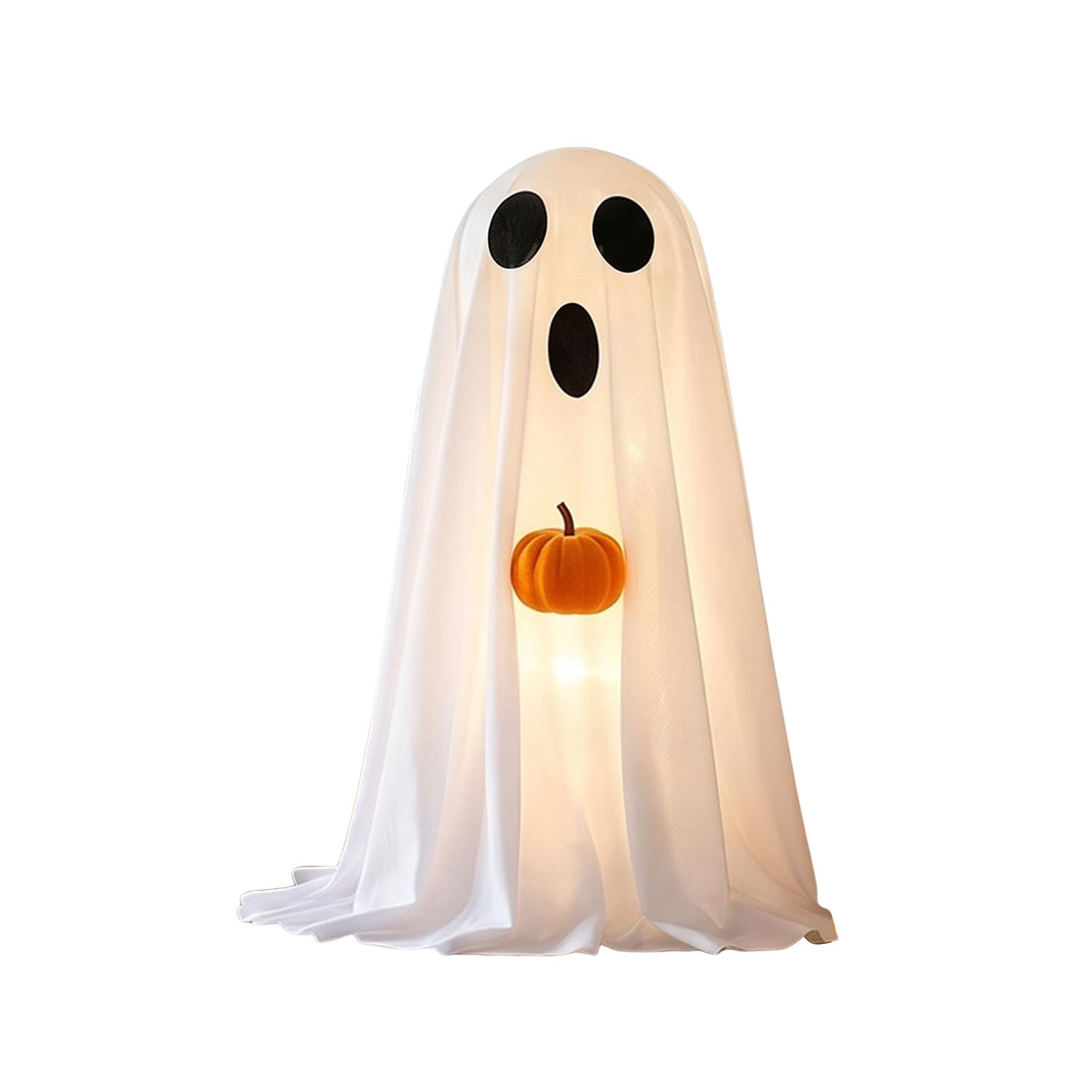 Décoration lumineuse Halloween 50cm blanche pour animer un espace intérieur extérieur sombre