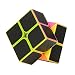 Twister.CK 2x2 Carbon Fiber Speed Cube, Durable with Vivid Color and Carbon Fiber Sticker, Smooth Magic Cube Puzzles, Brain Teasers for All Ages