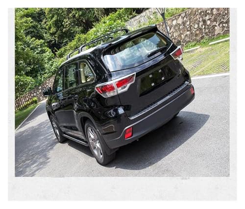 Barras transversales aluminio plata para Toyota Highlander 2015 a 2020 techo resistente 3