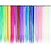 Produktbild 30 Stück Party Höhepunkte Bunt Clip in Synthetischen Haarverlängerungen, 21,6 Zoll Lang, Hitzebeständige Synthetische Haarverlängerungen in Mehreren Farben (Stil A)