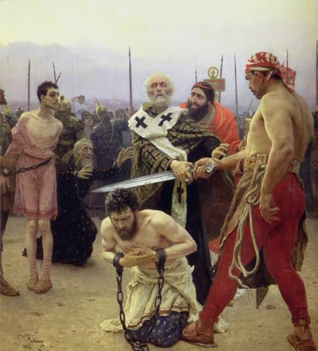 Cuadro en Lienzo de San Nicola por Ilya Repin para Inspirar Tu Despacho Diario
