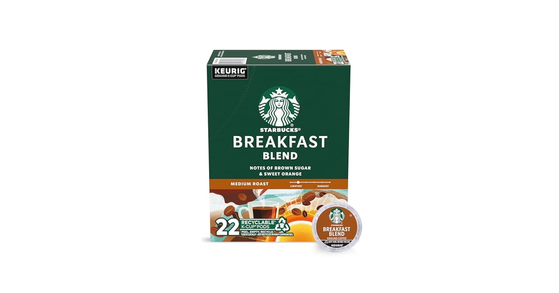 Amazon.com: Starbucks K-Cup Coffee Pods, Medium Roast Coffee