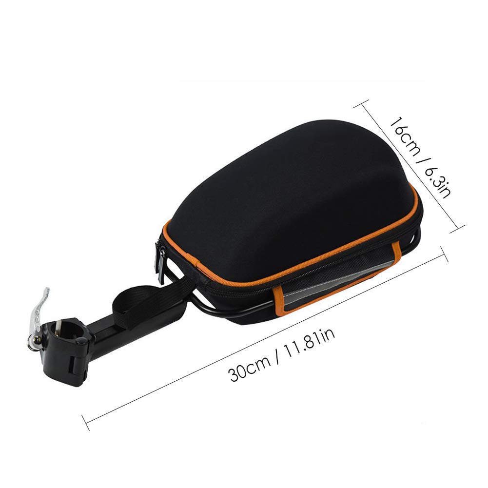 FYBlossom Sacoche Selle Vélo 9L, Imperméable, Porte-bagages, Housse Pluie Incluse, Polyester Résistant