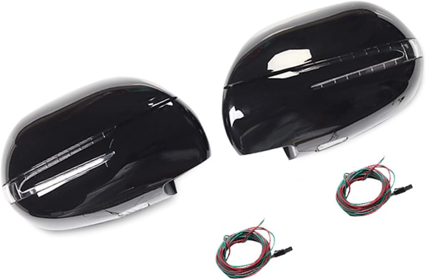 2003-2009 Compatible For Lexus GX 470 GX470 2008 2007 2006 Rear-View Mirror Shell Turn Signal Led Dynamic Light Modification Accessories(03-09 Pearl Black B)