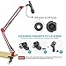 NEEWER Adjustable Microphone Suspension Boom Scissor Arm Stand, Max Load 1 KG Mic Stand for Radio Broadcasting, Voice-Over, Stage and TV Stations, Compatible with Blue Yeti Snowball Yeti X,etc (Red)