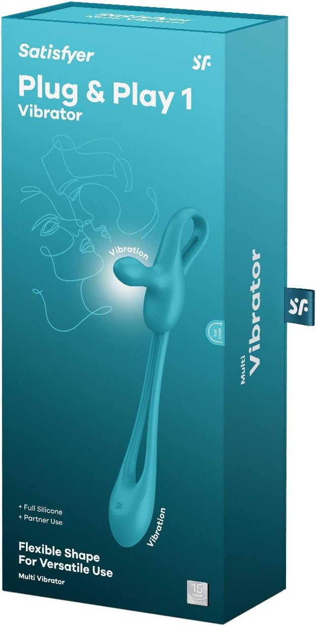 Satisfyer Plug & Play 1 Vibrator Sex Toy | Adult Toys for Women | Multi Vibrator with 12 Vibration Modes | Vibrating Sexual Pleasure Device | Stimulation Vibrators | Female Wellness Tools