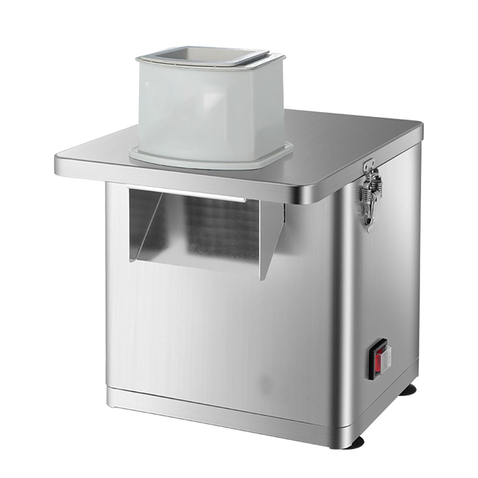 Tagliaverdure elettrico, robot da cucina resistente, per carote, patate, cipolle, uso commerciale e domestico, taglio a cubetti granulari, trituratore per una preparazione efficiente degli alimenti