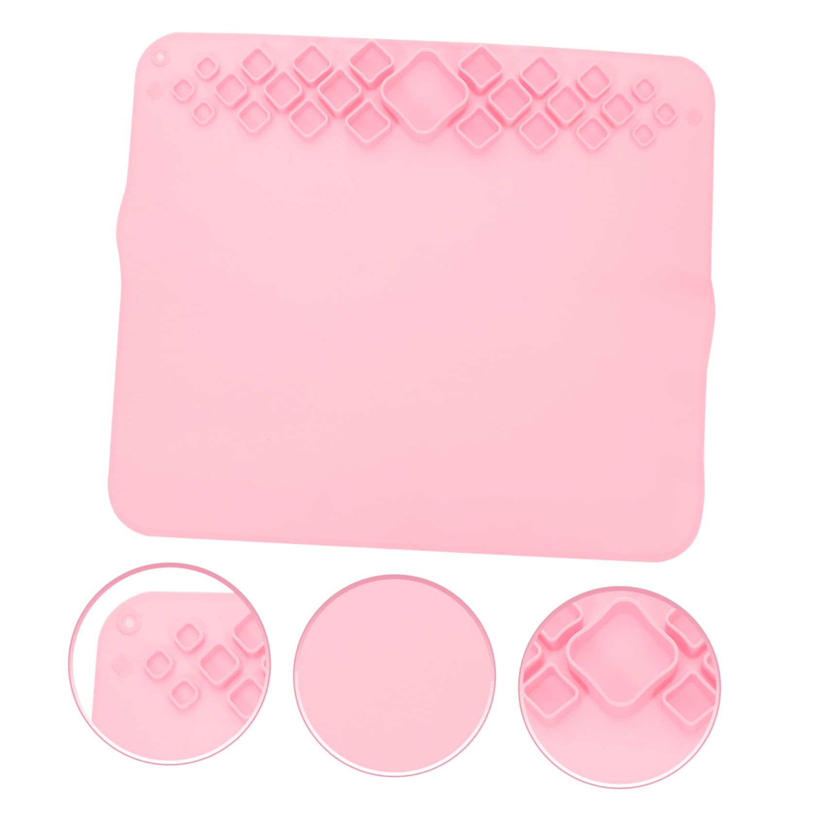 Silikon Bastelmatte rutschfest Leicht zu Reinigen Malunterlage für DIY Resin Gießen Schmuckherstellung Langlebige Tischunterlage Portable Silikonmalmatte