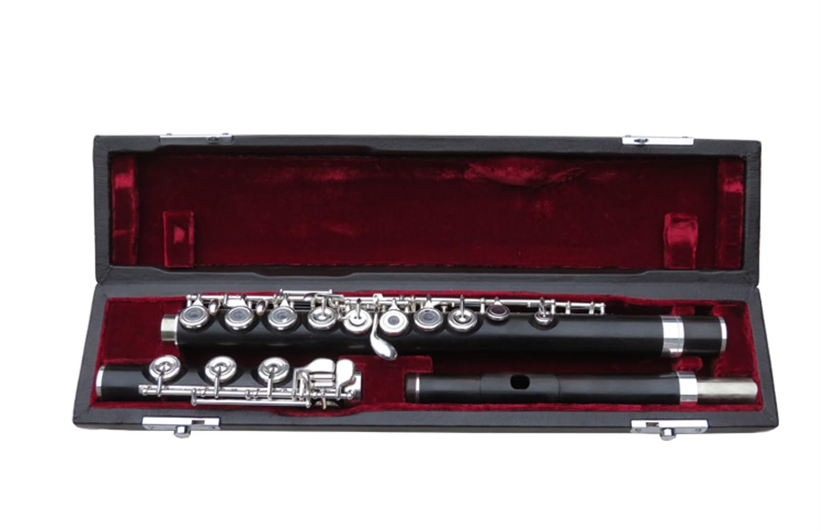 Flauto in ebano Strumento professionale Grado di prova Prestazioni 17 fori Foro aperto B Coda C Accordatura Corpo in legno placcato argento YFL-600S