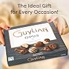 Belgian Chocolate Gift Box by GuyLian, 6.35 oz, 16 pc Opus Luxury Assortment, Premium Gourmet Chocolate, Milk, White & Dark Candy Treat for Women and Men