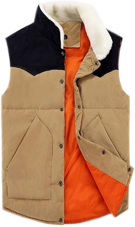 Amazon C Princessベスト チョッキ メンズ アウトドアウェア 上着 ジャケット ジャンバー 男性 秋冬 お洒落 カジュアル コーデ Xxl Bカーキ ベスト 通販