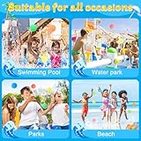 Wasserbomben Selbstschließend,6 Stück Silikon Wiederverwendbare Wasserbomben für Kinder & Erwachsene, Wasserballoons Schnellfüller Outdoor Wasserspielzeug für Pool, Strand & Sommerparty