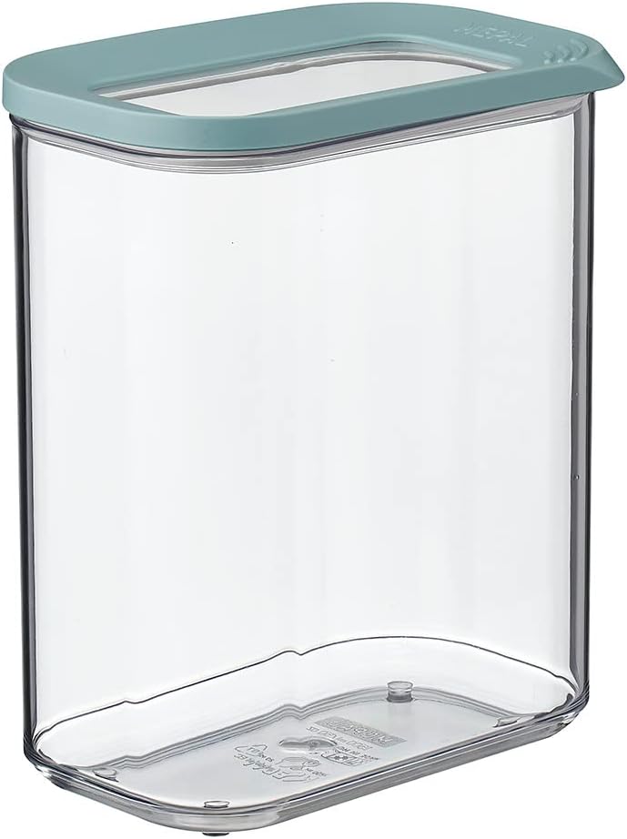 Mepal – Food Storage Container Modula Rectangular – Transparent Storage Box with Lid - Kitchen Storage Organizer & Plastic Storage Box - Stackable & Airtight – 1500 ml – Nordic Green image 2