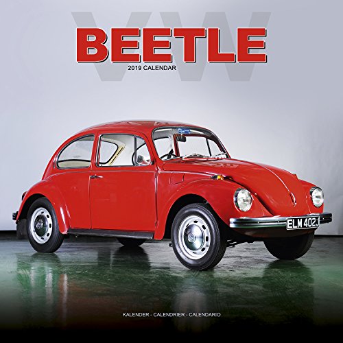 VW Beetle Calendar- Calendars 2018 - 2019 Wall Calendars - Car Calendar - Automobile Calendar - Beetle 16 Month Wall Calendar by Avonside