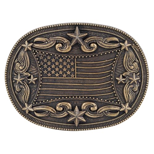 Image of Western Cowboy Vintage Rodeo Cross Prayer Horse Belt Buckle Men