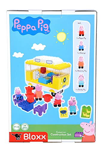 BIG-Bloxx Peppa Pig Camper - Peppa´s Campingwagen, Construction Set, BIG-Bloxx Set bestehend aus Familie und Camper, 54… – Bild 7