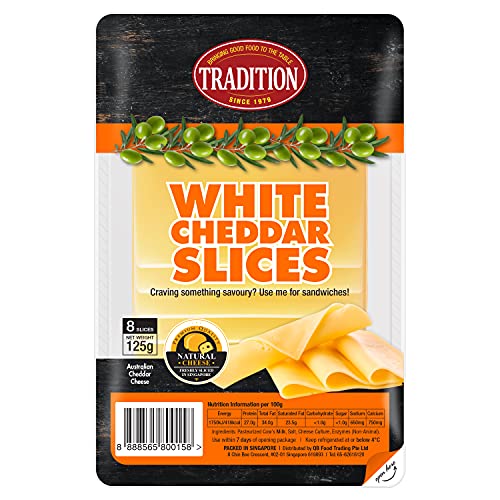 Tradition Sliced Cheddar Cheese 125g - Chilled