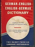 Handy Dictionary German-English & English-German B001Z2TJCM Book Cover