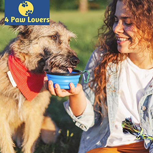 4 Paw Lovers Hundedecke Auto Kofferraum mit Stoßstangenschutz & 4 Taschen – Wasserdicht & Kratzfest, Universal 182 x 170 cm, Kofferraumschutz Matte