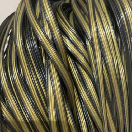 Bobine osier synthétique plat 8mm de 60 mètres en plastique PE robuste