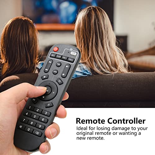 ciciglow TV Remote Control, H96 Television Remote Controller Replacement Big Buttons for H96 H96 PRO H96 PRO+ H96 MAX H2 X96 TV Box - Image 2