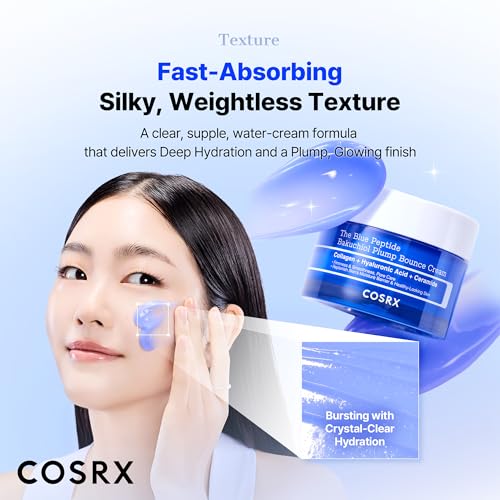 COSRX The Blue Copper Peptide Bakuchiol Cream, Korean Anti-Aging, 1.76 oz detail view