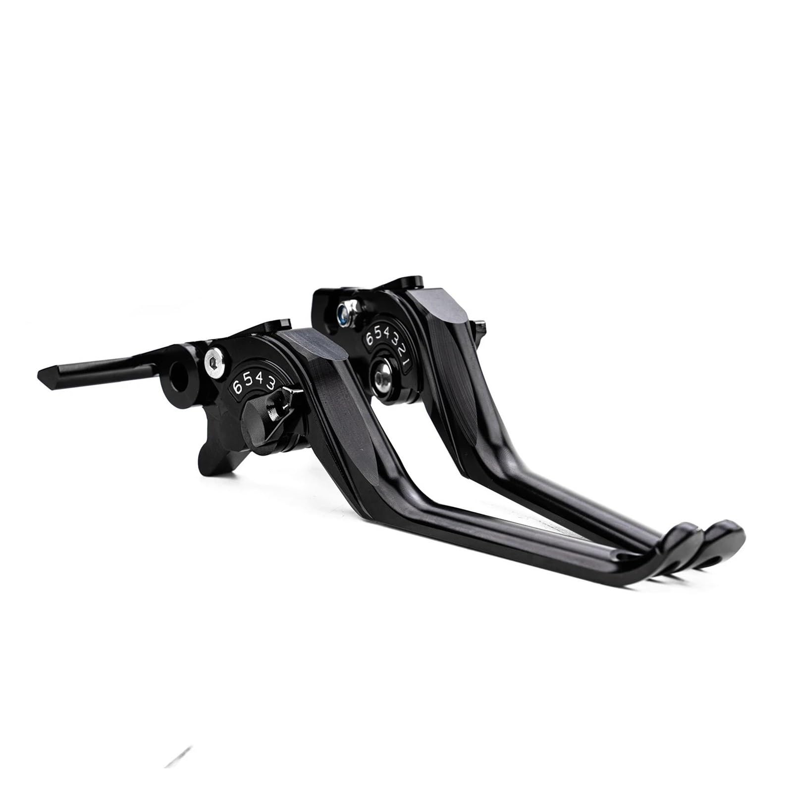 Rvevfbkbal Black For Pcx125 Pcx150 Pcx160 Motocycle Adjustable Brake And Clutch Levers Accessories(Black)
