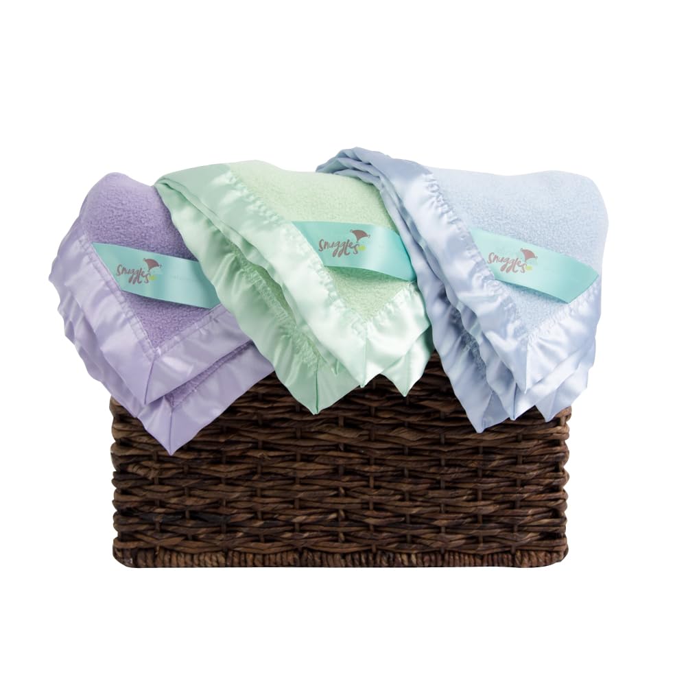 Manta de bambú extra suave para niños y bebés, hipoalergénica, color morado, 36 x 47 pulgadas, manta de viaje perfecta y regalo para baby shower
