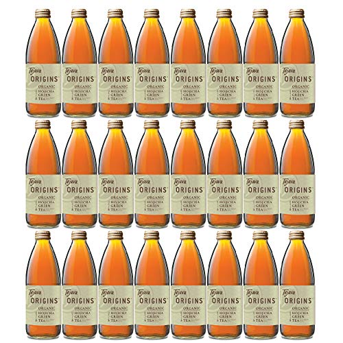 Tejava Origins Hojicha Unsweetened Green Tea, Usda Organic, Non-Gmo Verified, Glass Bottles, 12 Fl Oz, 24 Pack #TOP20