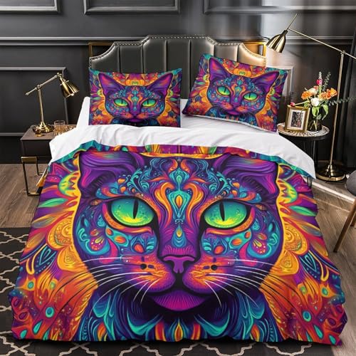 Parure de lit papillon 3D King en microfibre de qualité supérieure durable - 2