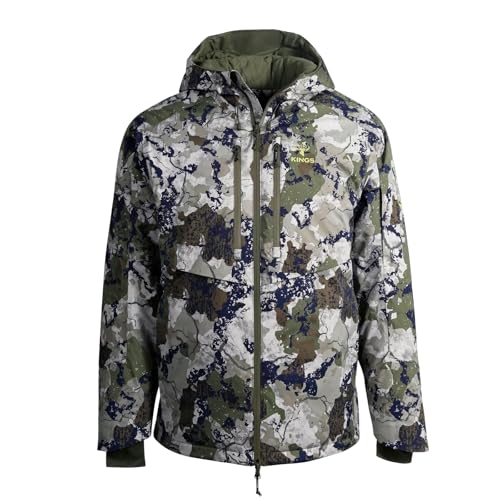 King's Camo XKG Expedition Down Jacket | Hard-Face | RDS Down | Water-Repellent | Storm Cuffs | Hooded | Hunting Outer Layer