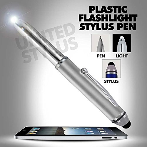 Sypen Stylus Pen For Touchscreen Devices, Tablets, Ipads, Iphones, Multi-Function Capacitive Pen With Led Flashlight, Ballpoint Ink Pen, 3-In-1 Pen, Multi, 10Pk #TOP5