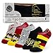 Harry Potter Sneaker Socken Damen Bunt, 5 Paar Füßlinge Damen Set, 36-40 (Schwarz/Grau)