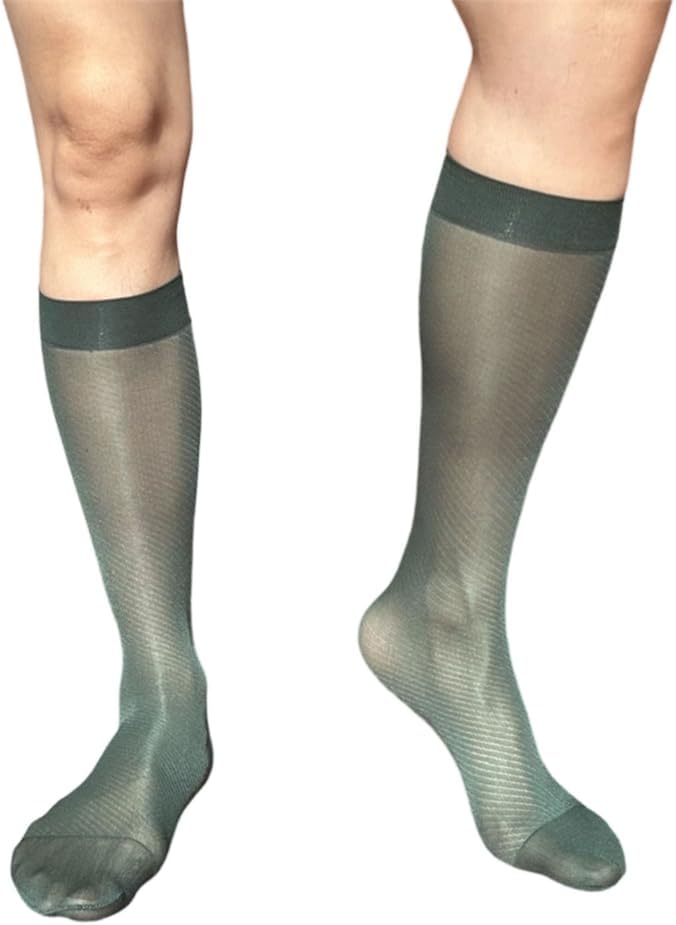 Premium Men Dress Socks for Business Prom Occasion Breathable Nylon Fabric Socks with Comfort and Practical